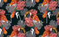 Whimsy Pixie Designs - Neo Traditional Fox Teal