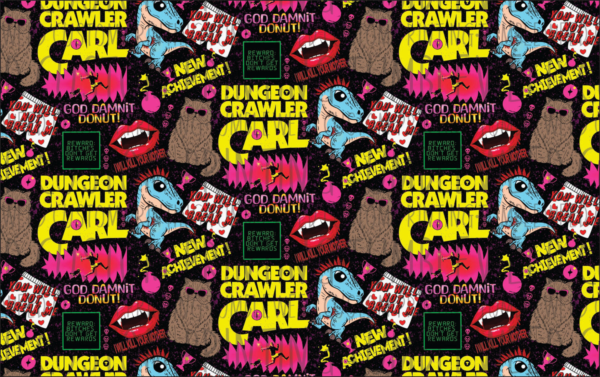 Wild Dewberry Designs - Dungeon Crawler Carl - Main Black