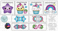 Cork & Copper Designs - Mini Tag Rapport - Cuties #2