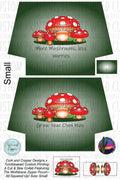 Cork & Copper Designs - The Wolfsbane Zipper Pouch - Mushroom Green with Words (C&CD Exclusive)