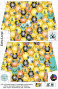 Cork & Copper Designs - The Wolfsbane Zipper Pouch - Honeybee (C&CD Exclusive)