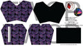 Seamingly Wicked - Claudia Bifold Wallet - Viking Raven Purple