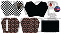 Seamingly Wicked - Claudia Bifold Wallet - Checker Coffin