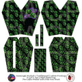 Seamingly Wicked - Coffin Wallet - Trick Now Treat Later Green