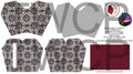 Seamingly Wicked - Claudia Bifold Wallet - Spookdala Red