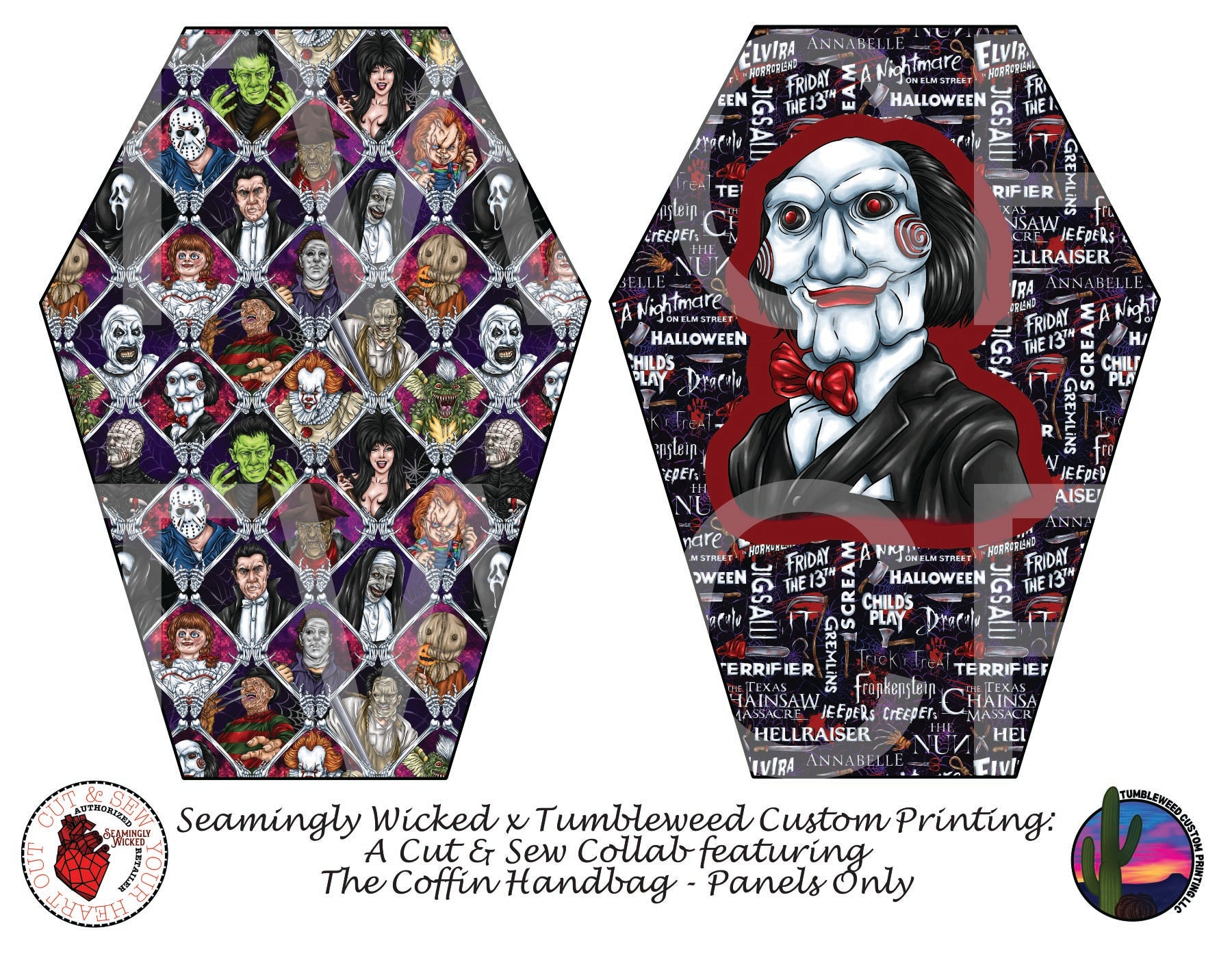 Seamingly Wicked - Coffin Handbag - Play a Game