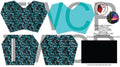 Seamingly Wicked - Claudia Bifold Wallet - Lava Lamps Blue