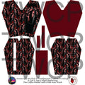 Seamingly Wicked - Coffin Wallet - Blood is Life Red