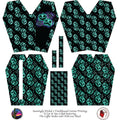 Seamingly Wicked - Coffin Wallet - Trick Now Treat Later Teal