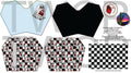 Seamingly Wicked - Claudia Bifold Wallet - Checker Ghost 2