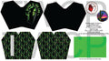 Seamingly Wicked - Claudia Bifold Wallet - Blood is Life Green