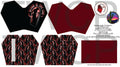 Seamingly Wicked - Claudia Bifold Wallet - Blood is Life Red